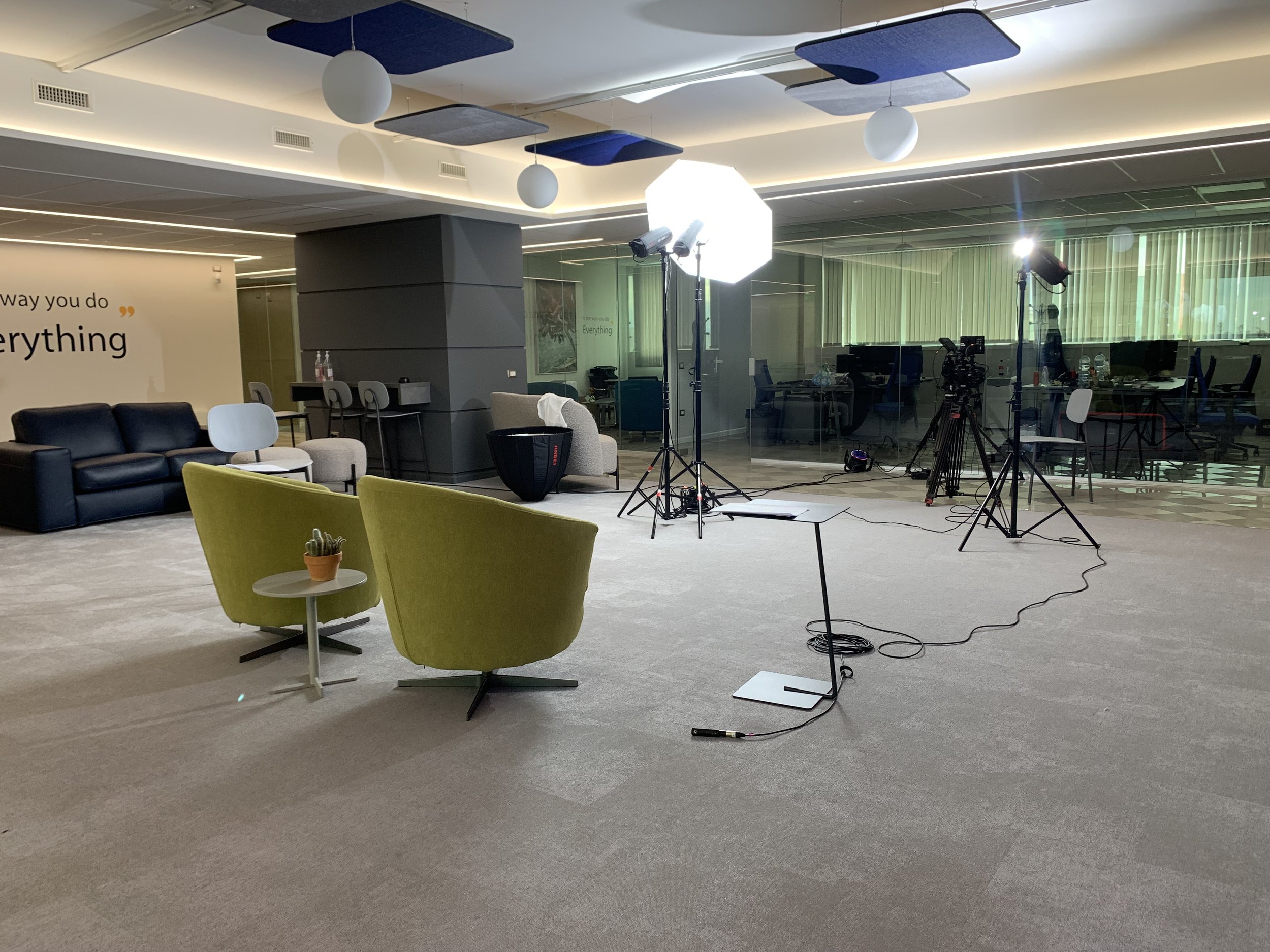Setup video Amerigo Media in ufficio cliente.